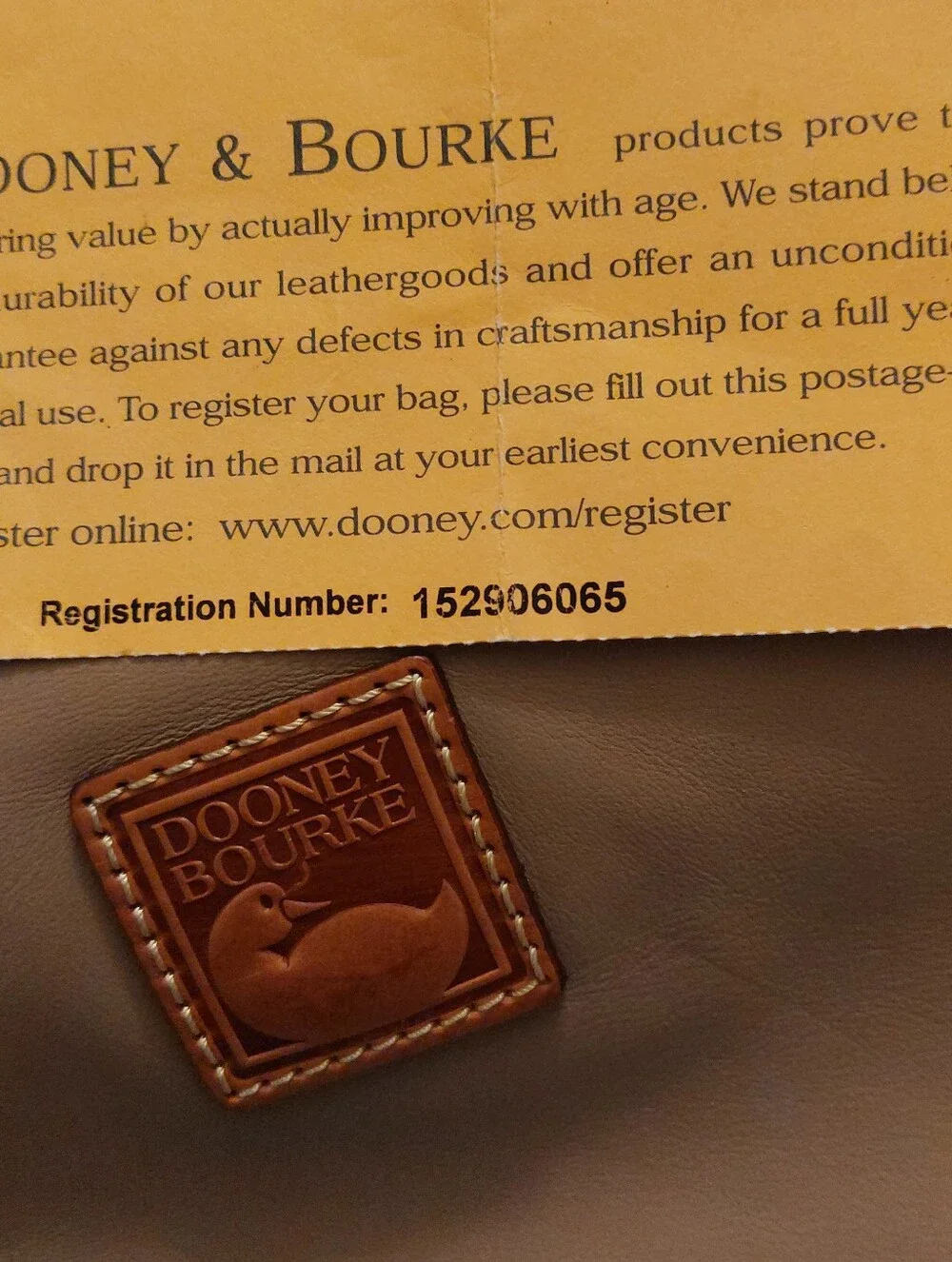 Dooney & Bourke Hobo Bag.